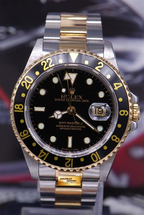 rolex gmt 2 black face|Rolex gmt 2 half gold.